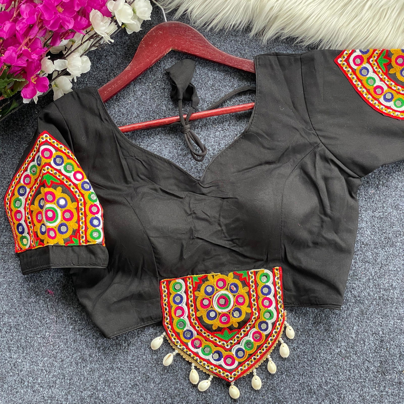 SV Magic Cotton Navratri Special Blouse Wholesale Shop In	